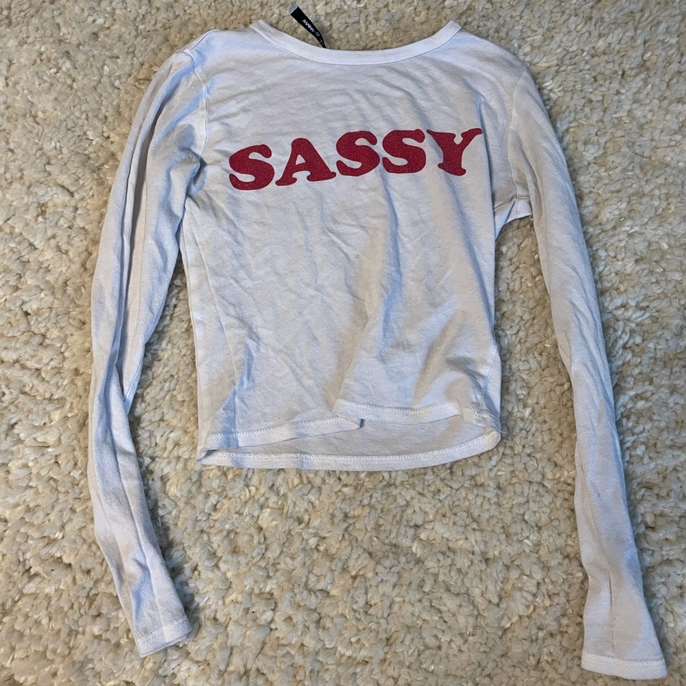 Size xtra small top from fashion nova